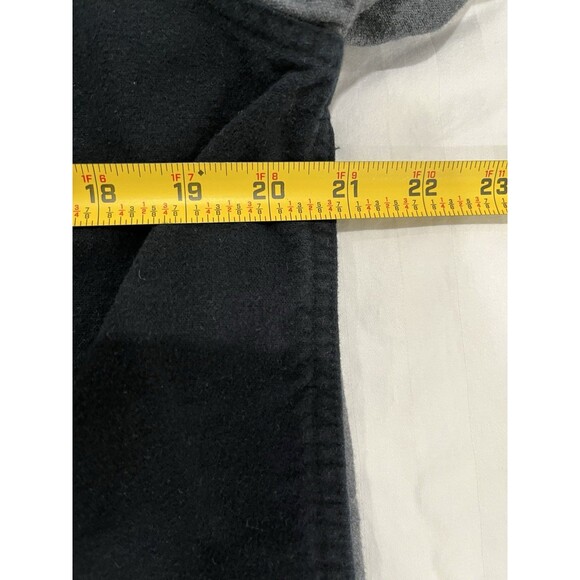 LL Bean Men’s Signature Chamois Button Down Shirt Size Medium Slim Black Gray - Picture 9 of 9